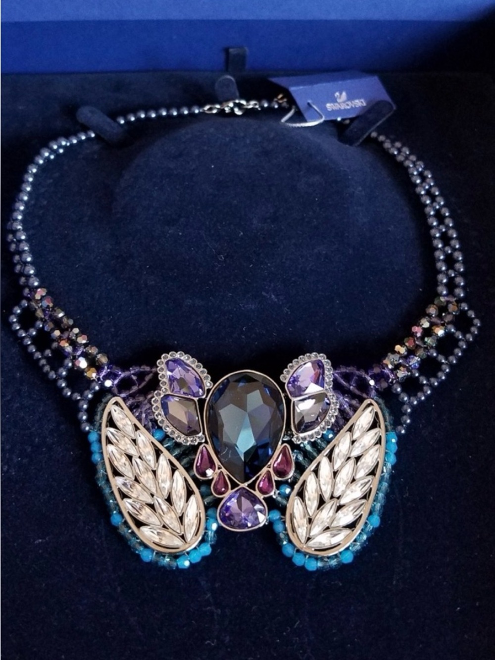 AUTHENTIC Swarovski Parade Large Statement Necklace NWT
